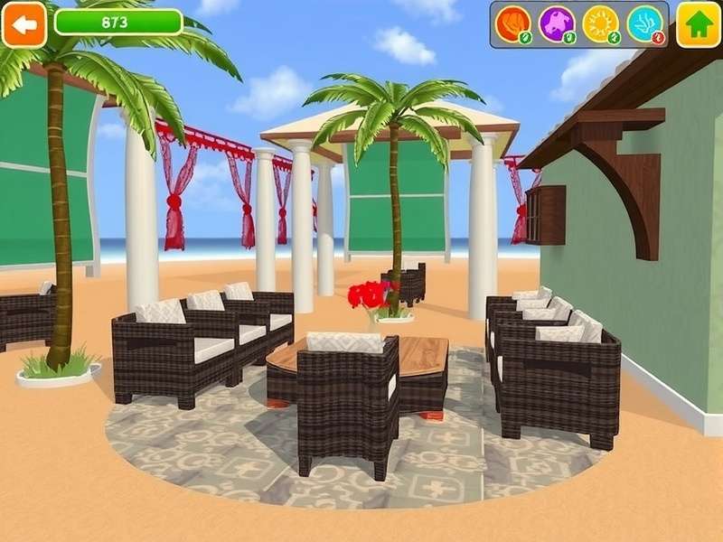 Beachfront Retreat Designer Game Screenshot
